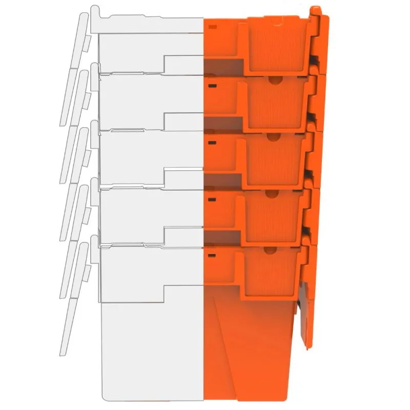 Gefahrgut Transport und Lagerkiste GGVS Kunststoffkiste 63L | Kat I, II, III und Feuerwerk | Staffelpreise