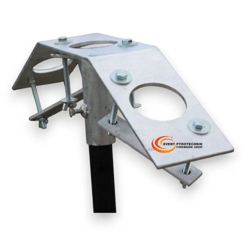 Vulkanehalter 3-fach aus Aluminium für Stativmontage | Made in Germany