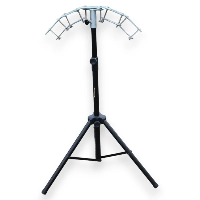 Vulkanehalter 5-fach aus Aluminium für Stativ