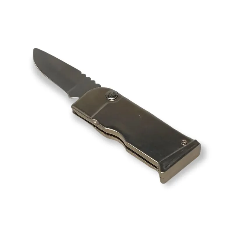 PPK Pistole Sturmfeuerzeug mit integriertem Messer | Schwarz | Walther