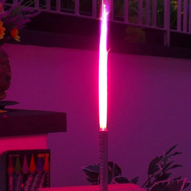 Bunte Zaubersterne | 12 Stück Party-Lichteffekte | 40 Sek | NICO