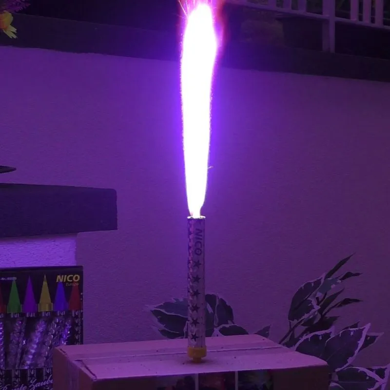 Bunte Zaubersterne | 12 Stück Party-Lichteffekte | 40 Sek | NICO