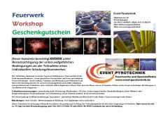 Feuerwerk Schnupperkurs Gutschein Feuerwerk Schnupperkurs Gutschein