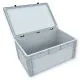 Eurobox 600 x 400 x 285 mm mit Scharnierdeckel