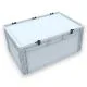 Eurobox 600 x 400 x 285 mm mit Scharnierdeckel