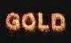 NC Figurenlichter | 25 Stück | Raucharm Gold | Lichterlanzen | Blackboxx