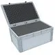 Eurobox 600 x 400 x 285 mm mit Rasterschaumstoffeinlagen
