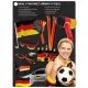 Deutschland Fan-Set für Männer | 11-teiliges Fußball-EM, WM & Olympia Paket