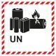 Lithium-Batterie Aufkleber UN – blanko zum Selbstbeschriften | Folie | 100 × 100 mm