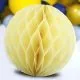 Papierwabenball Creme 15 cm Party Hochzeit