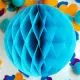 Papierwabenball Himmelblau 15 cm Party Hochzeit