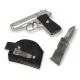 PPK Pistole Sturmfeuerzeug mit integriertem Messer | verchromt | Walther