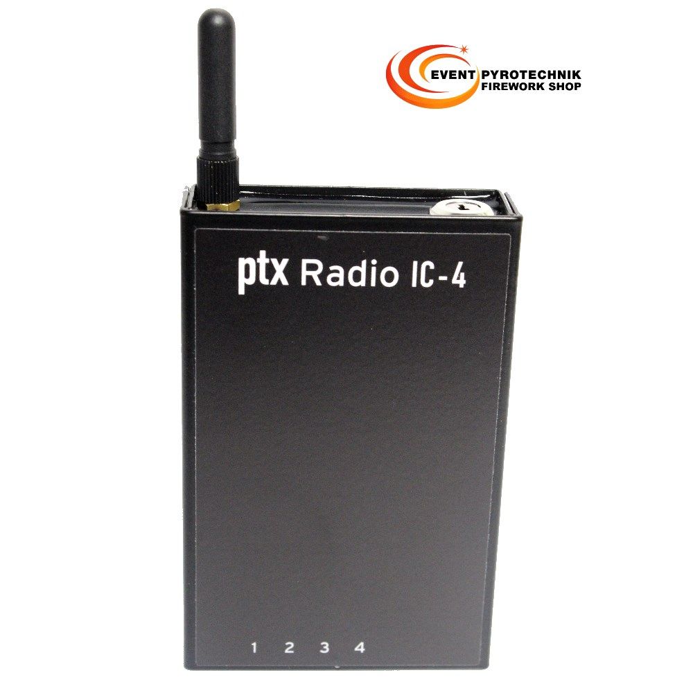 Pyrotronix ptx IC4  4 Kanal Taschenempfänger