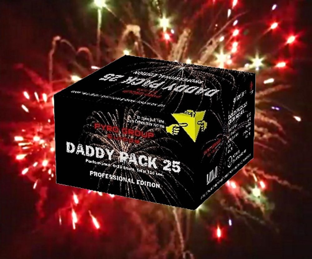 Daddy Pack 25 Verbundfeuerwerk ca. 120 Sek. - F2