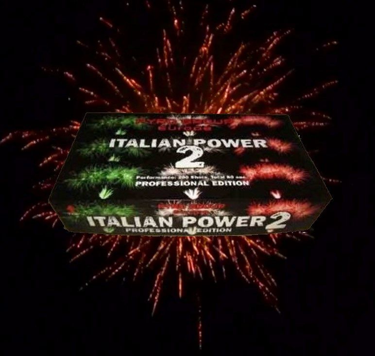 Italian Power 2 Verbundfeuerwerk ca. 85 sec.