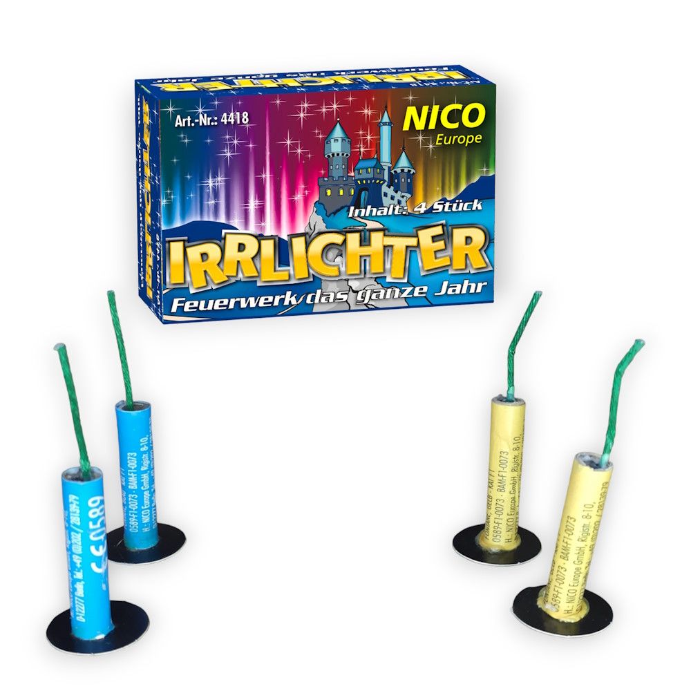 Irrlichter mini Fontänen Jugendfeuerwerk NICO