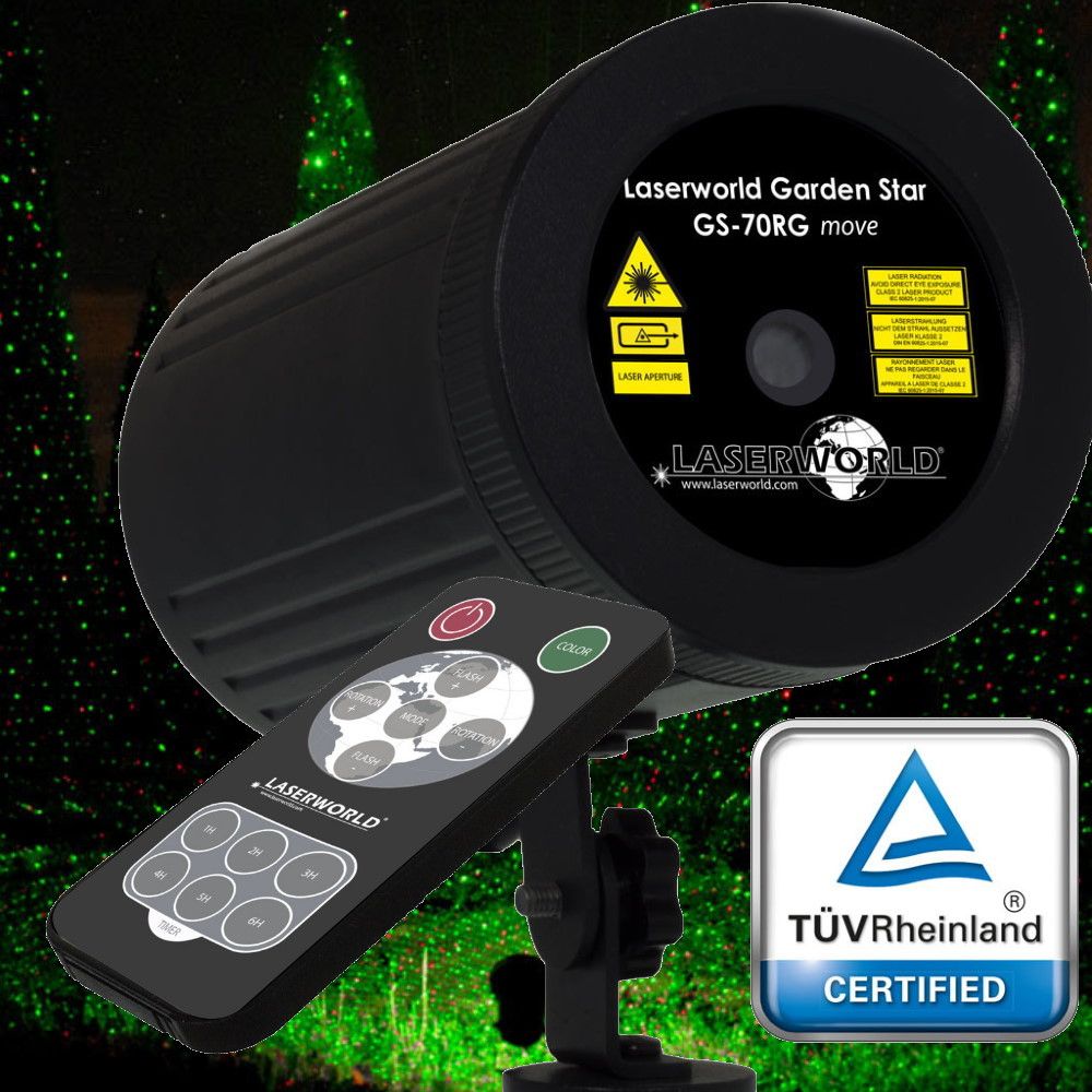 Laserworld Gartenlaser GARDEN STAR GS70RG MOVE