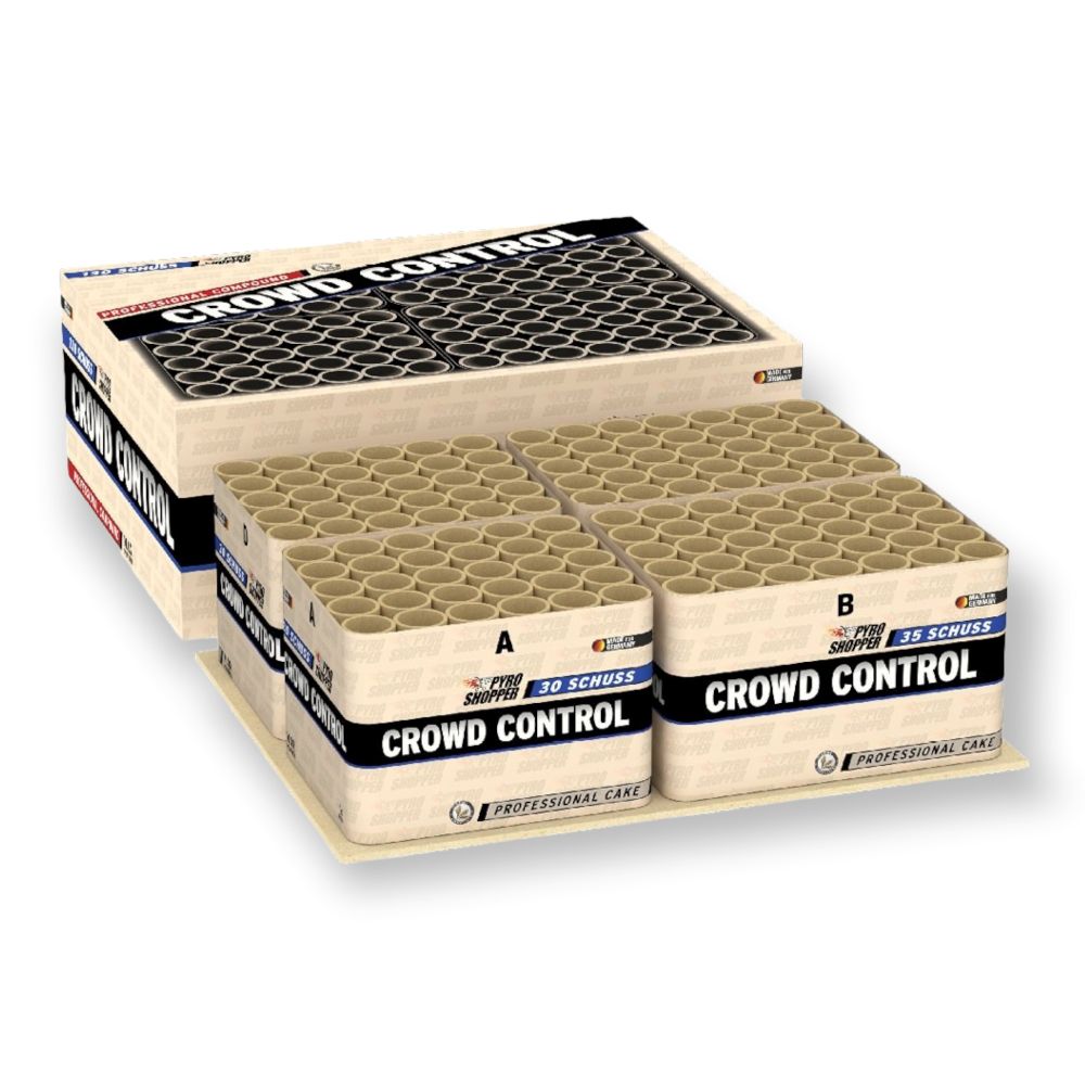 Lesli Crowd Control 130Schuss 4erVerbund ca. 120 Sek  