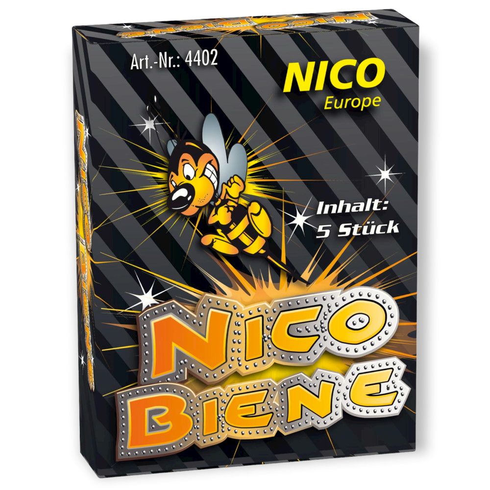 NICO Biene 5 Bodenkreisel für Kids - F1