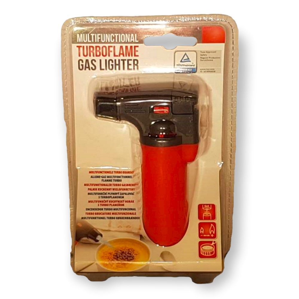 Sturmfeuerzeug Gasbrenner Turboflame Rot
