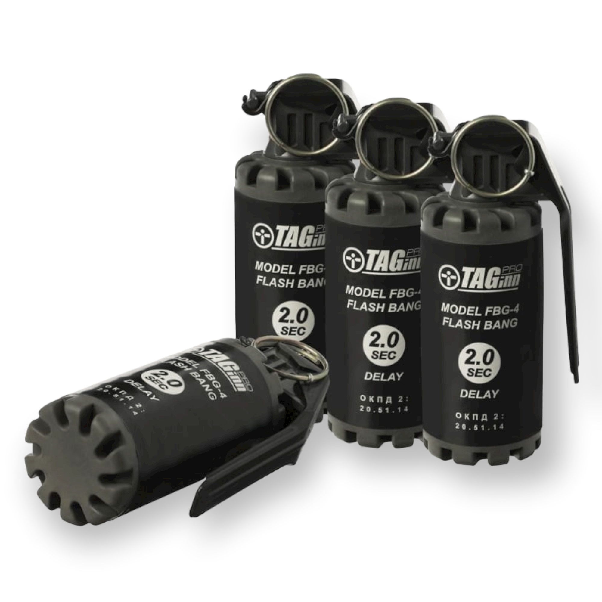 TAGinn FBG4 Paintball Mini Flashbang Granate mit Kipphebel