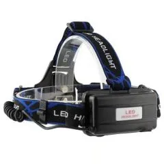 Kopflampe 2500 Lm CREE T6 LED Stirnlampe + AKKUS & Ladegeräte