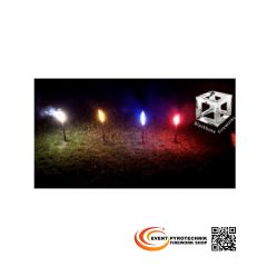 Blackboxx Gartenfackel Barockfackel Grün 2er Pack 60 min.