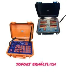 Funkzündanlage 24 Kanäle im Koffer DBR02-X24-24 MIT MEMORY FUNKTION - SOFORT LIEFERBAR