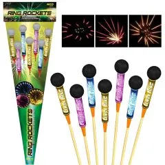 Ring Rockets 7er Raketen-Set – Sternenringe & Effektbuketts | NICO