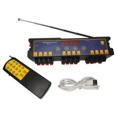 12-Kanal Funkzündanlage mit Stepplauf | DBR06-X12 | Zündverzögerungen & Input/Output