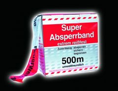 Absperrband Flatterband 500 m x 80 mm Abbrennplatz