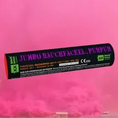 Jumbo Rauchfackel Purpur | 100 Sekunden Brenndauer | Blackboxx
