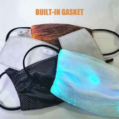 Stylische LED Mund Nasen Maske mit Farbwechsel