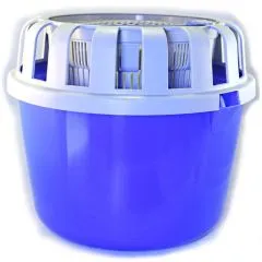 Luftentfeuchter Eimer | Für 1 kg Granulat oder Tabs | Bis zu 5 Liter Aufnahme | Effiziente Feuchtigkeitskontrolle