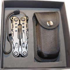 Multi Tool Black large mit Etui und 9 Werkzeugen