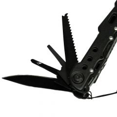 Multi Tool Black large mit Etui und 9 Werkzeugen
