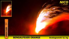 NICO Bengalfeuer Orange  40 Sek.