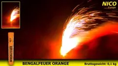 Bengalfeuer Orange 40 Sek. NICO