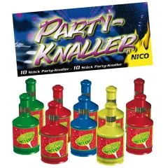 Party-Knaller Knallflaschen | 10er-Beutel | NICO