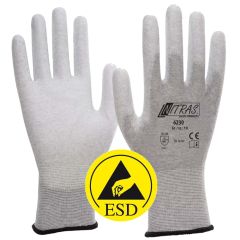 Schutzhandschuhe ESD antistatisch XXL / 10 - Nitras 6230