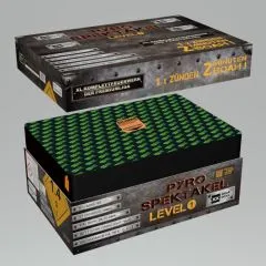 Blackboxx  Pyro Spektakel Level 1 Verbundfeuerwerk 97 Schuss 100 Sek.