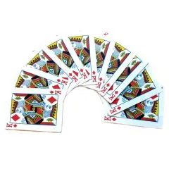 Spielkarten aus Pyropapier – Zaubertricks und Theater | 10 Stück