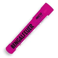 Bengalfeuer Pink | Leuchtkraft & Rauch | Ganzjährig verwendbar | NICO