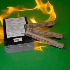 Bengalische Zylinderflamme GRÜN 4 min WECO