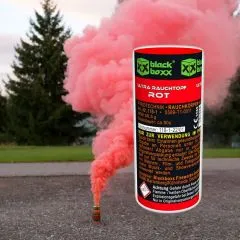 Ultra Rauchtopf Rot XXL | 90 Sekunden Brenndauer | Blackboxx