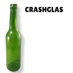 Crashglas Bierflasche Kölsch Grün (Longneck)