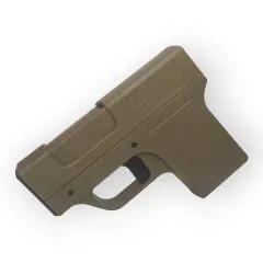 Feuerzeug Pistole Sturmfeuerzeug mit Zigaretten Fach Dessert Yellow