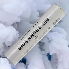 5 Minuten Giga Smoke 300 Rauchfackel | Weiß | Pyroland