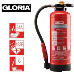 Gloria ABC Pulver Feuerlöscher P6 PRO 6Kg