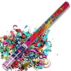 12 x Konfetti Shooter XXXL bunt 80cm Konfettikanone Party